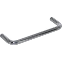 Abbatron / HH Smith Handle, 5/16 in., Chrome, Brass, 4-1/4 in., 1-1/2 in., 10-32, 9/16 in.