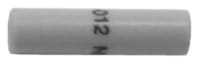 Abbatron / HH Smith Standoff, Round, Ceramic, Female, 8-32x1/4" Thread, 1/2" OD, 3/4" Length