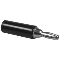 Abbatron / HH Smith Banana Plug Insulated Standard 15Amp Length 1-25/32 Nylon Handle Black