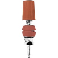 Abbatron / HH Smith Binding Post Insulated Binding Post Tin Molded Polycarbonate Red #6-32