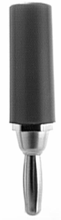 Abbatron / HH Smith Banana Plug Insulated Standard Solderless OD 3/8 15Amp Nylon Handle Black