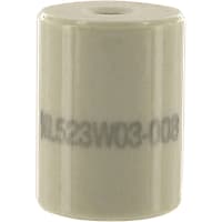 Abbatron / HH Smith Spacer, 3/4 round female, ceramic, 3 inch length, 10-32 thread