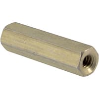 Abbatron / HH Smith Standoff, #6-32, 1 in., 1/4 in., Hex, Aluminum, QQ-A-225/3, MIL-C-5541, 