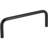 Abbatron / HH Smith Handle, 1/4 in., Black Anodized, Aluminum, 4 in., 1-1/2 in., 8-32, 9/16 in.