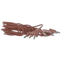 Abbatron / HH Smith Patch Cord, PVC, 10 kV, 10 A, 18 AWG, 65/36, 0.14", Red, 36"