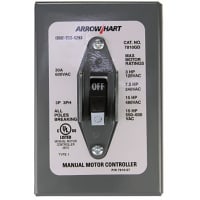 Arrow Hart Controller, Manual Motor, 600V, 3Pole, 2 Pos, 3 Phase, Toggle, w/ NEMA enclosure