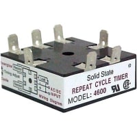 Artisan Controls Timer, 1 A, 24 VDC, 0.2 to 60 Sec., UL Listed, CSA Certified, 200 ms, +/- 1%