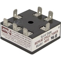 Artisan Controls Timer, Solid State, 5/10 A, 115 VAC, 4 to 2000 Sec., UL Listed, CSA Certified