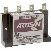 Artisan Controls Timer, 10 mA to 1 A (Inductive), 2 to 1000 Sec., Quick Connect, On Delay