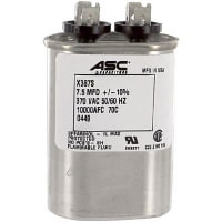 ASC Capacitors Capacitor, Metallized Polypropylene, 7.5 uF, 370 VAC, +/-10%, Lug, -40 C