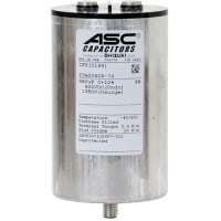 ASC Capacitors Capacitor, Polyester Metallized, Cap 4700 pF, Tol 10%, Vol-Rtg 16000 VDC, Axial