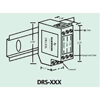 ASCO Power Technologies Surge Suppressor; DIN Rail; Three Stage; 12V; >100A; 5 Ohms