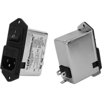 Astrodyne TDI Filtered Power Entry Modules with Fuse Holder and Switch, General Purpose, 1A