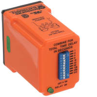 ATC Diversified Electronics Relay, E-Mech, Timing, On Delay, Cur-Rtg 10A, Ctrl-V 120AC/DC, 1-1023 sec