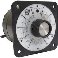 ATC Diversified Electronics Timer, Adjustable Percentage, With Memory, Dial Assembly, Range-Seconds, Solid Stat