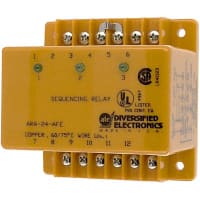 ATC Diversified Electronics Relay, 2 mA (Control), 24 VAC @ 50/60 Hz, Triplexor, 3 VA (Approx.)