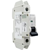 ATC Diversified Electronics Miniature Circuit Breaker, UL 489, Single Pole, Trip Curve D, 20A