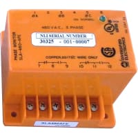 ATC Diversified Electronics Relay, Monitor, 3-Phase Monitor, 480VAC, SurfaceMount, SLA Series