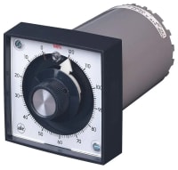 ATC Diversified Electronics Motor-Driven Analog Reset Timer, Non-Plug-In, 120 Sec., Off-Delay, Knob