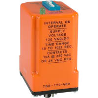 ATC Diversified Electronics Time Delay Relay, Interval, DIP Switch, 1.0 to 1, 023 Min., 120V AC/DC