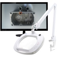 Aven Mighty Vue Inspector 3 Diopter [1.75x] Magnifying Lamp with HD Camera