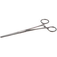 Aven Hemostat Straight Serrated Jaws 8in