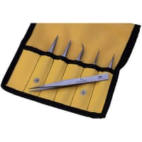 Aven Tweezers Set Titanium 6pc