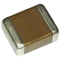 AVX 0805 Standard 1uF Ceramic Multilayer Capacitor, 50V, +125C, X7R Dielectric, +/-10%