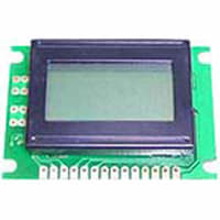 AZ Displays Displays LCD 8x1 Transflective LED Backlight Gray STN Bottom View ACM Series