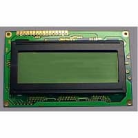 AZ Displays Displays LCD Character 20x4 Reflective Gray STN Bottom View ACM Series