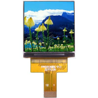 AZ Displays Display, 240x240 RES, 500N, -20 to 70C, 1.3 in. LCD, RGB/MCU, TFT Module