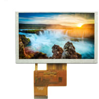 AZ Displays Display, 800x480 RES, 1100N, -20 to 70C, 5 in. LCD, RGB, TFT Module