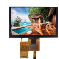 AZ Displays Display, 800x480 RES, 950N, -20 to 70C, 5 in. LCD, RGB, Captive Touch, TFT Modul