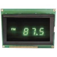 AZ Displays Displays LCD 8x1 Reflective Gray STN Bottom View Temp -20 to 70C ACM Series