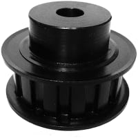 B&B Manufacturing Timing Pulley, L belt, 0.5" belt width, .375" pitch, 20 teeth, 1/2 Inch plain bore