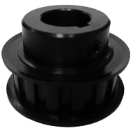 B&B Manufacturing Timing Pulley, Flanged, 3/4in ID, 14 Teeth, For Belt Width 0.500, Steel