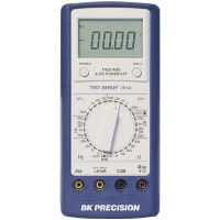 B&K Precision Multimeter, Digital, 200 mV to 1000 VDC Voltage, Range, DC, 10 Megohms, RS-232