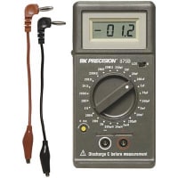 B&K Precision Meter 9 V 3-1&Frasl 2 Digit LCD 0.5 In. 0 To 40 &Deg C