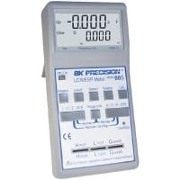 B&K Precision Meter, +/- 5%, 100 Hz to 100 kHz, +/- 0.1% Frequency Accuracy, Ni-MH or Alkaline