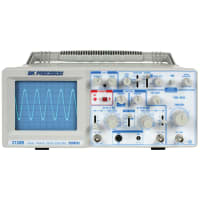 B&K Precision Oscilloscope, Analog Type of Oscilloscope, 30 MHz, +/- 3% Accuracy, Amplifier, 