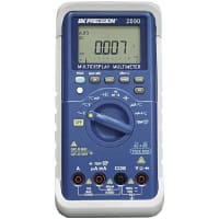 B&K Precision Multimeter, 40/400 mVDC, 4/40/400/1000 VDC Voltage, Range, DC, 10, RS-232