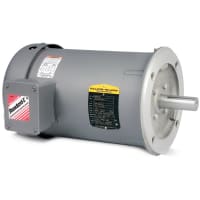 Baldor-Reliance AC Motor, Enclosed, 0.5HP, 1725 rpm, 3-Ph, 56C, 3416M, TEFC, F2, GE3 Series