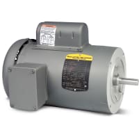 Baldor-Reliance AC Motor, Enclosed, 0.25HP, 1725 rpm, 1-Ph, 56C, 3411L, TEFC, F2, GE1 Series