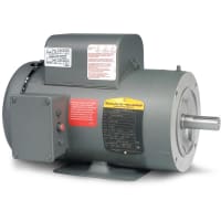 Baldor-Reliance AC Motor, C-Face, Foot, 1.5HP, 1725 rpm, 1-Ph, 56C, 3532LC, TEFC, F, GE1 Series