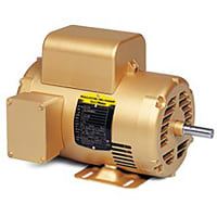 Baldor-Reliance AC Motor, 0.5HP, 1725 rpm, 1-Ph, 56C, 3424LC, Open, F1, GO1 Series