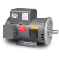 Baldor-Reliance AC Motor, Jet Pump, 3HP, 1725 rpm, 1-Ph, 184TC, 3634LC, Open, GO1 Series