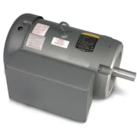 Baldor-Reliance AC Motor, C-Face, Foot, 5HP, 1725 rpm, 1-Ph, 184TC, 3646LC, TEFC, GE1 Series