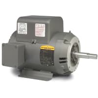 Baldor-Reliance Close Coupled Motor, 5HP, 3500 rpm, 1-Ph, 184JM, 3634LC, Open, F, PC1 Series