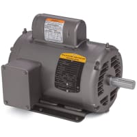 Baldor-Reliance AC Motor, 1HP, 1725 rpm, 1-Ph, 143T, 3528L, Open, Foot F1, GO1 Series