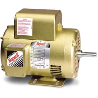 Baldor-Reliance AC Motor, 2HP, 1740 rpm, 1-Ph, 182T, 3623LC, OPSB, F2, GO1 Series